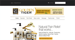 Desktop Screenshot of goldentigerusa.com